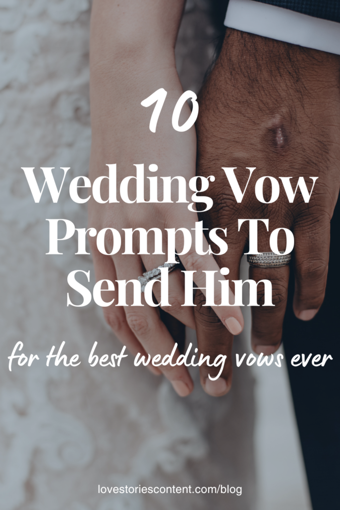 wedding vow prompts