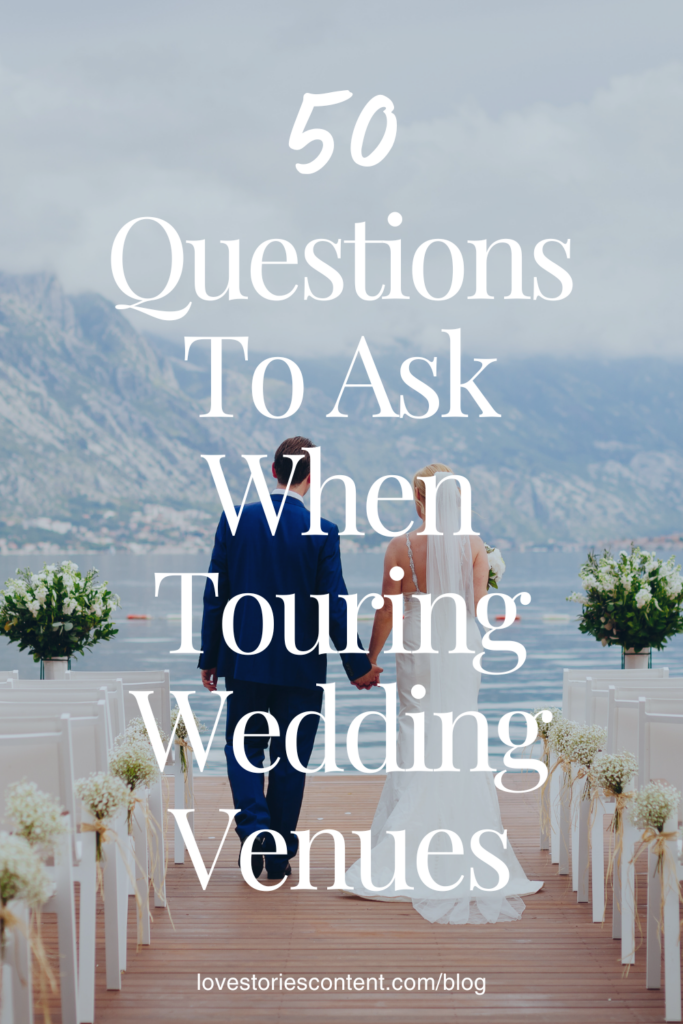 50 wedding venues questions
