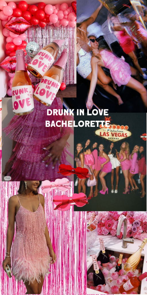 Drunk in love pink bachelorette party