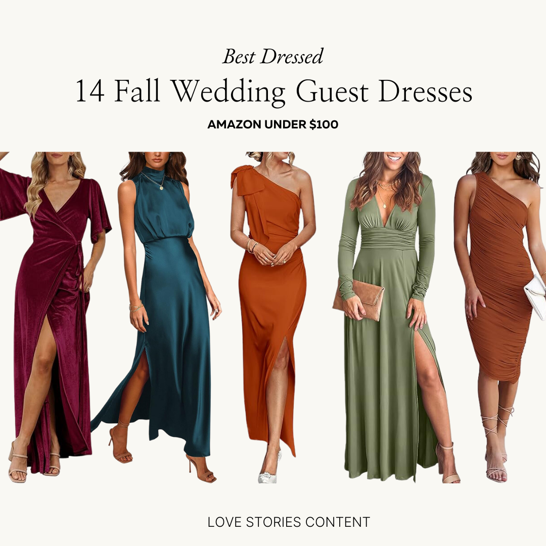 amazon fall wedding dresses long sleeve guest