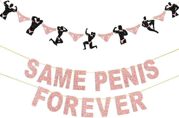 same penis forever bachelorette sign