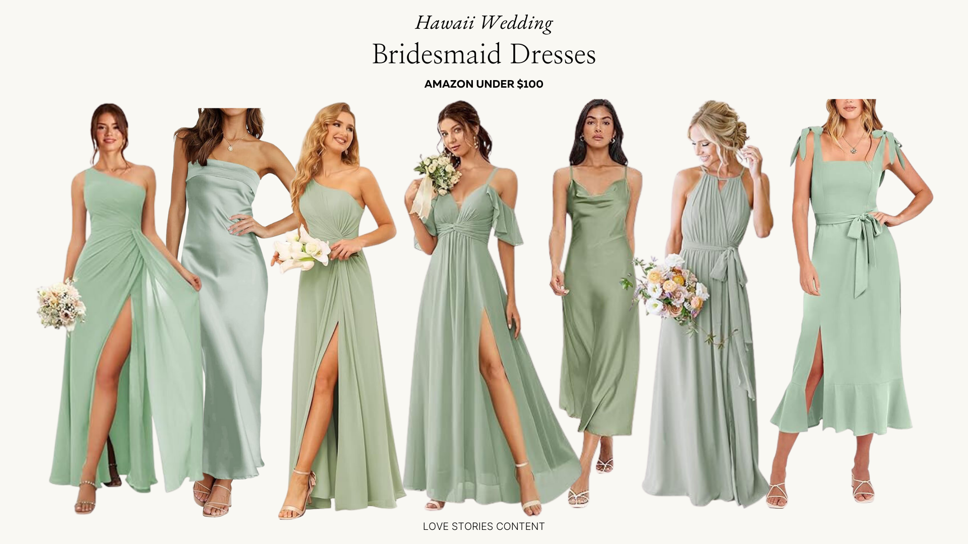 11 Hawaii Beach Wedding Bridesmaid Dresses Ideas - lovestoriescontent.com