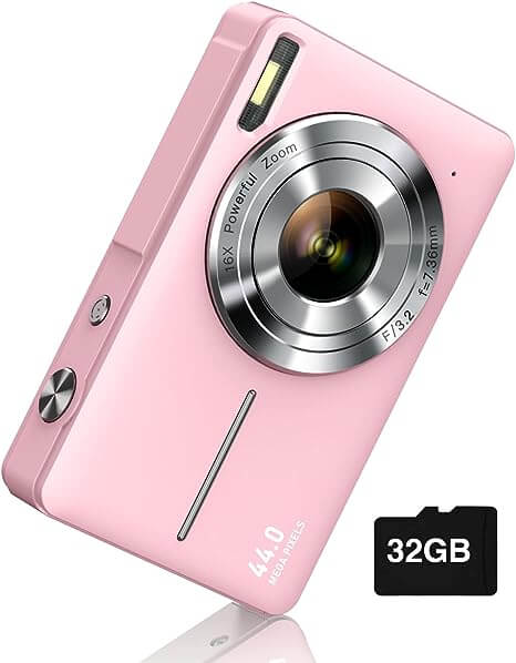 pink disposable camera