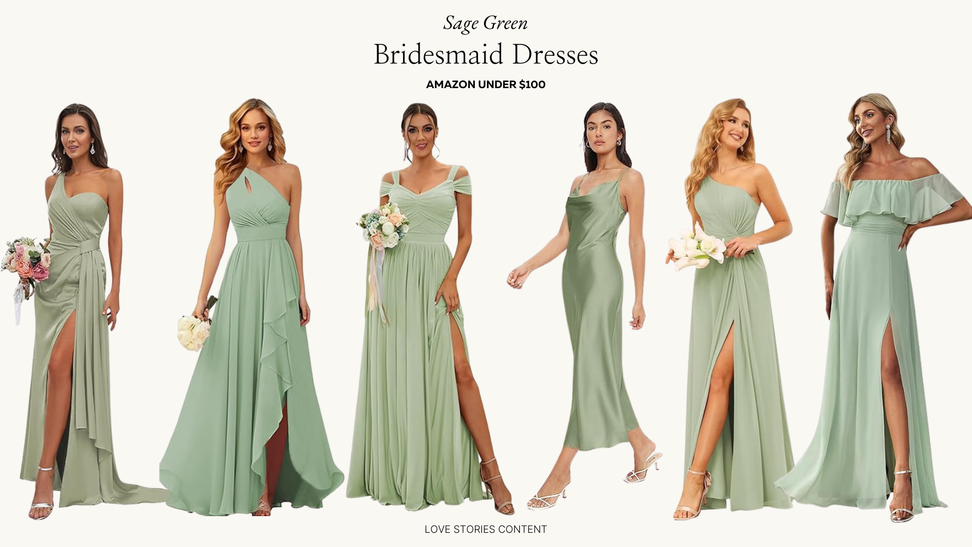 sage green bridesmaid dress ideas