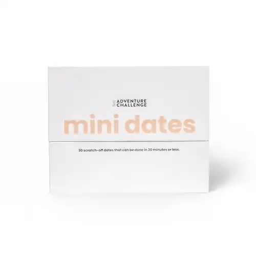 The Adventure Challenge Mini Dates, 30 New Scratch Off Date Night Games for Couples, Couples Scratch Off Cards, Quick & Easy Date Night Ideas, Ideal Couples Gifts