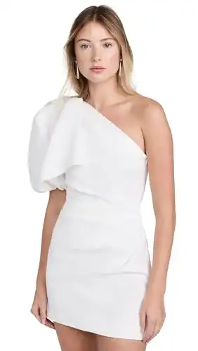 Elliatt Women's Marseilles Dress, Ivory, White, XL