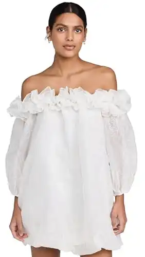Cinq à Sept Women's Nava Dress, Ivory, White, 2