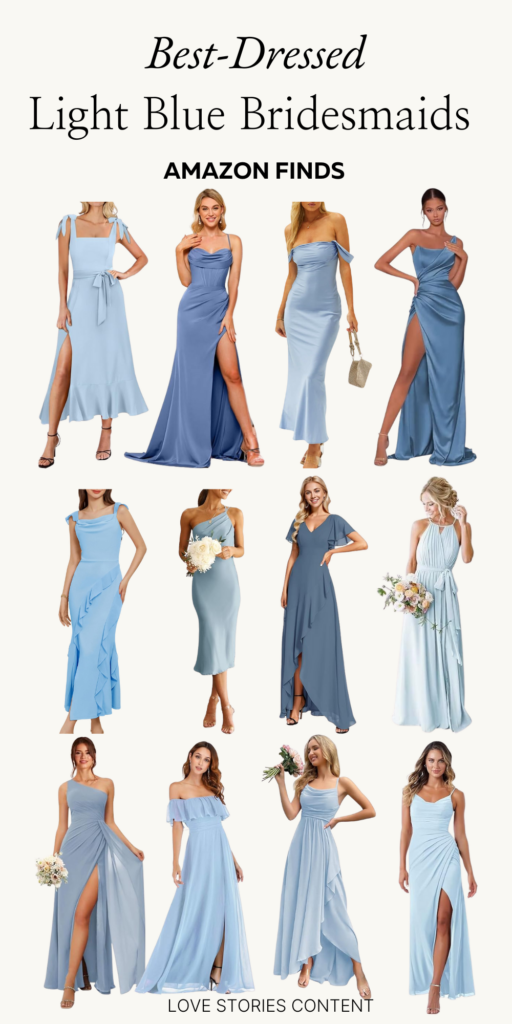 blue bridesmaid dress ideas