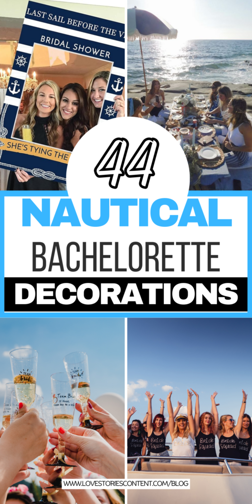 nautical bachelorette party decor must have
