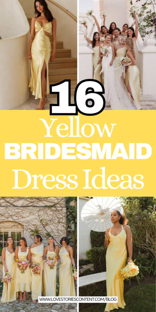 yellow bridesmaid dresses 16