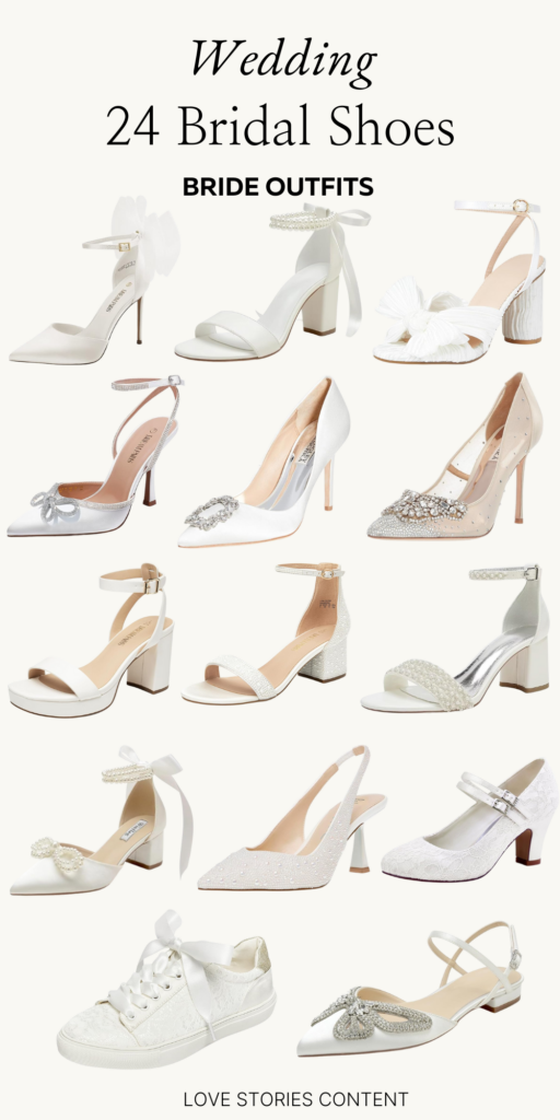 24 white bridal shoes ideas