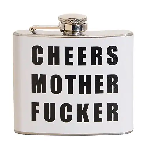 Cheers Mother Fucker 5 oz. Stainless Steel Flask