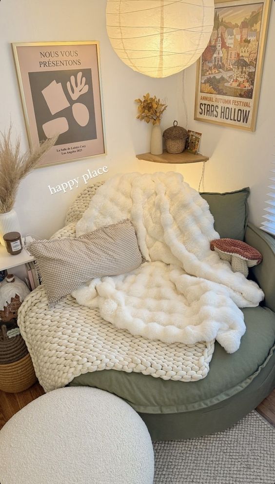 cozy reading nook bedroom decor