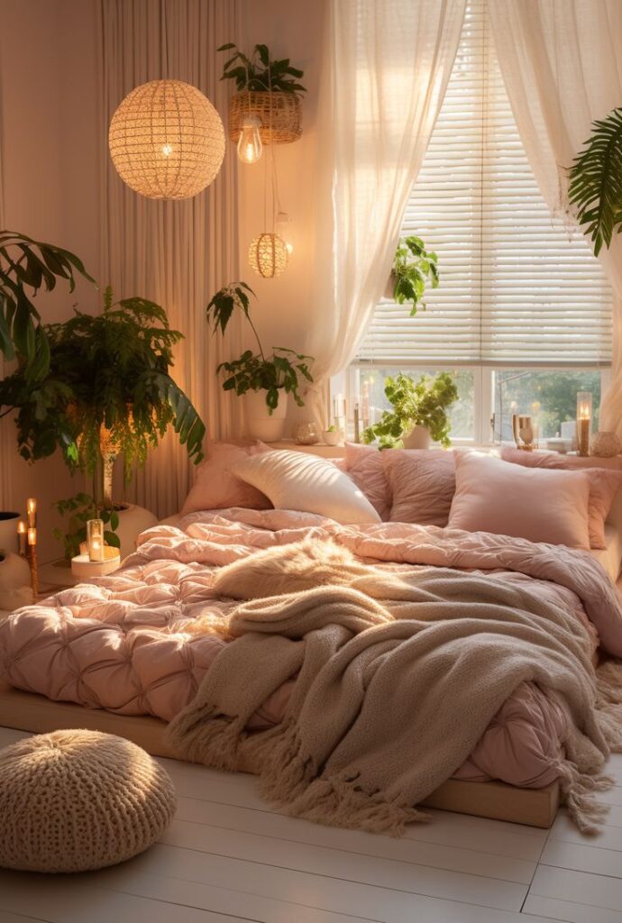 girly cozy bedroom