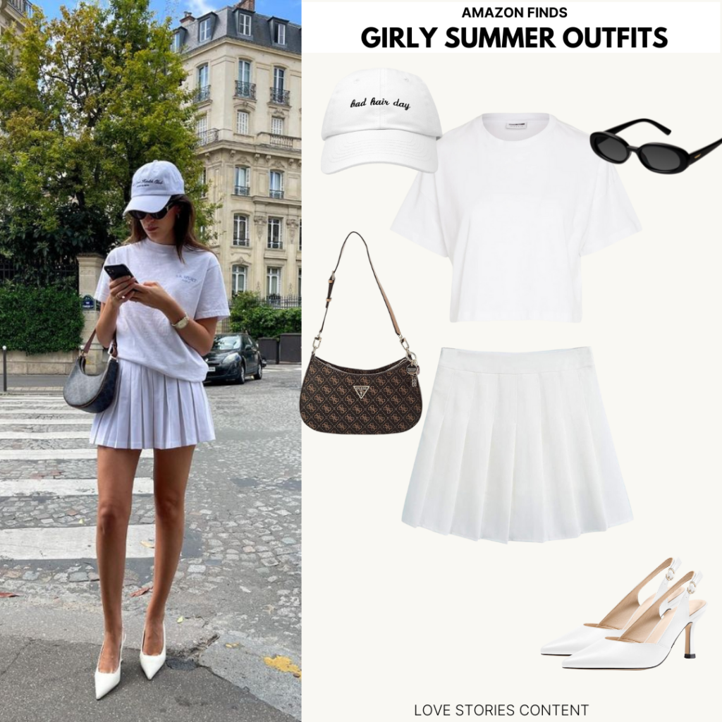 sporty girly summer outfits