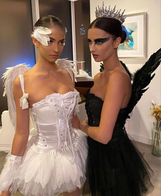 black swan halloween costume