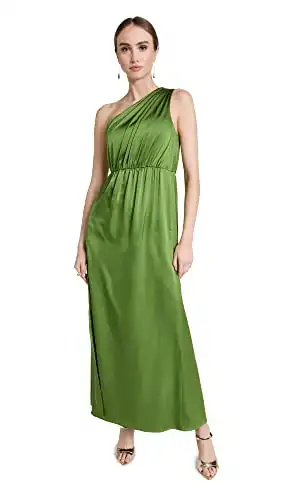 Fame and Partners Women's The Dorian Dress, Fern, Green, 4