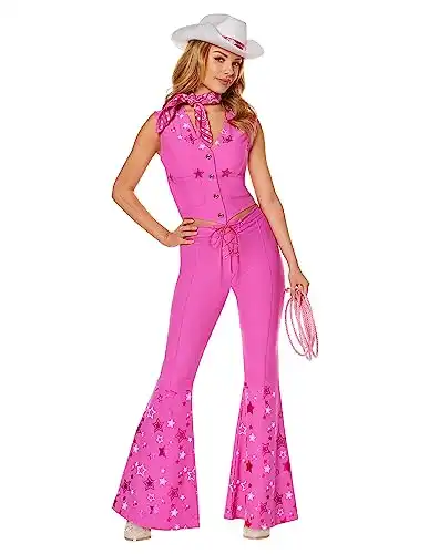 Spirit Halloween Barbie the Movie Adult Cowboy Costume - XL | Officially Licensed | Cowgirl Outfit | Barbie Costume | Western Costume