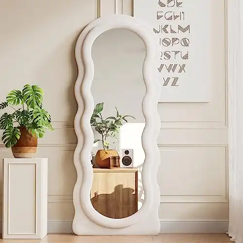 Wavy Mirror 63" x 24" Mirror Full Length